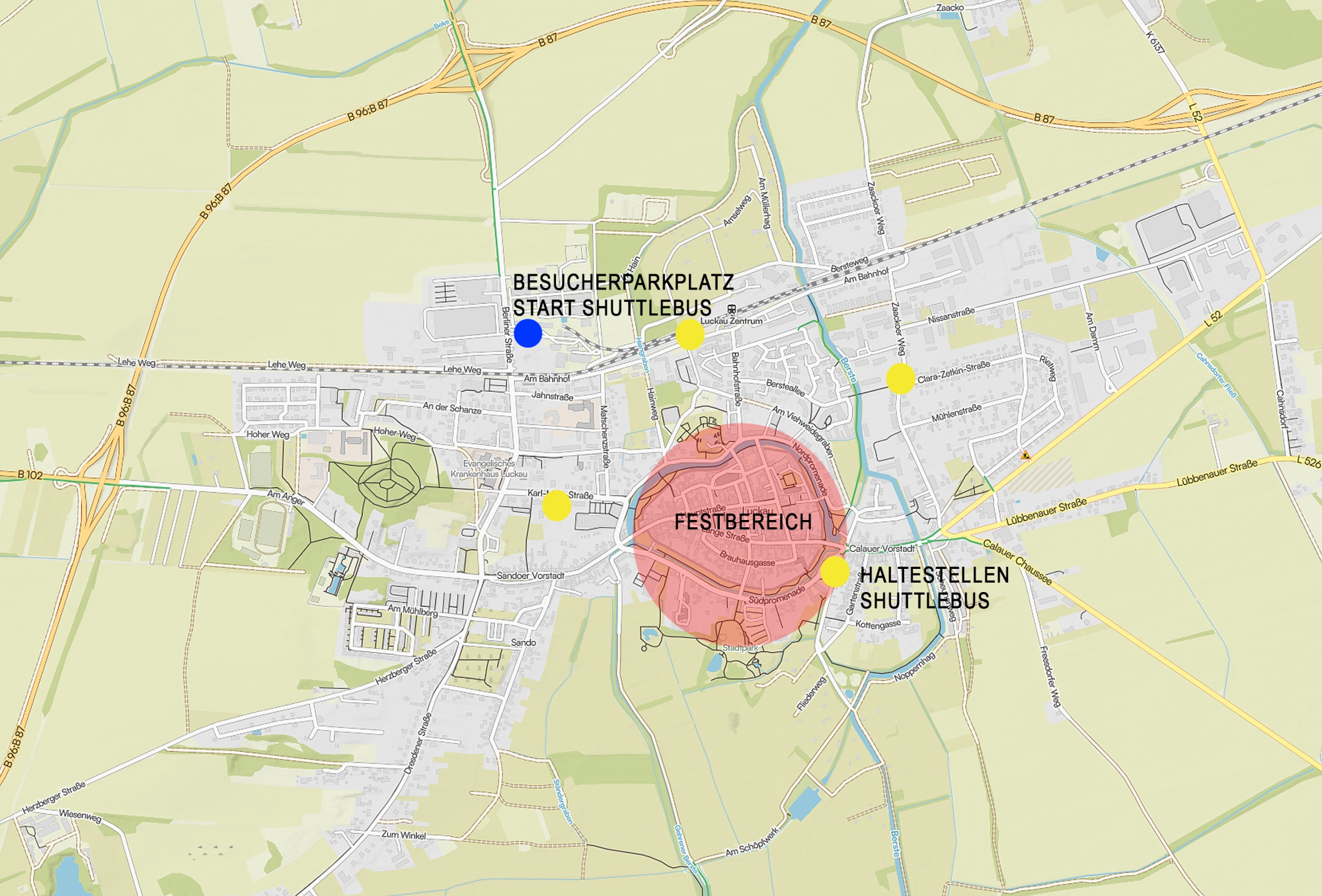 Anfahrt & Parkmöglichkeiten